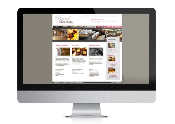 bread & delicious bakker patisserie website
