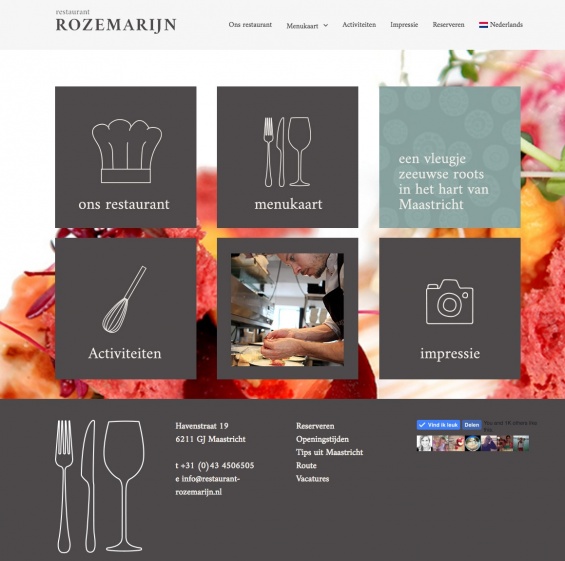 rozemarijn maastricht restaurant webdesign branding